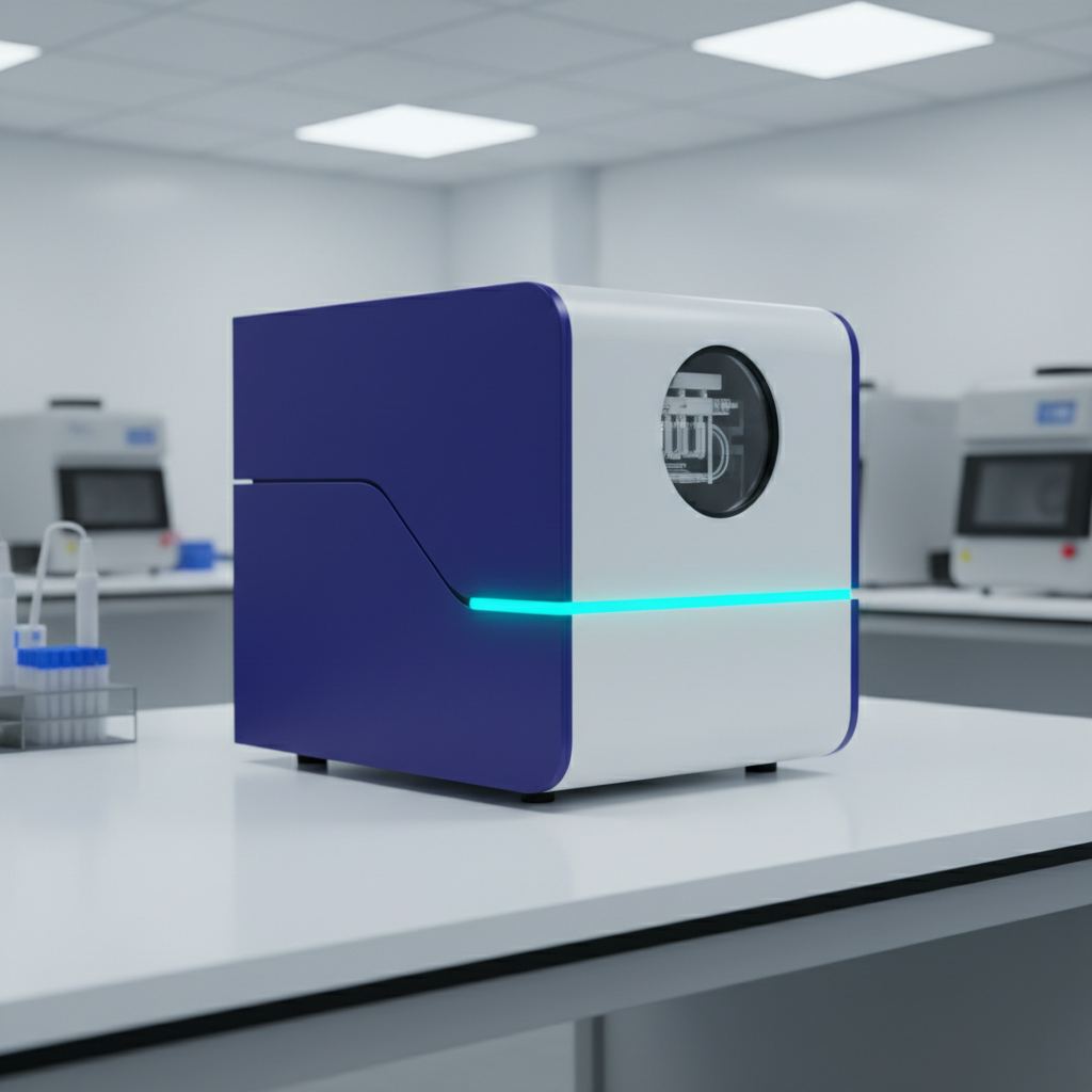 Compact benchtop cell sorter installed in an individual research laboratory